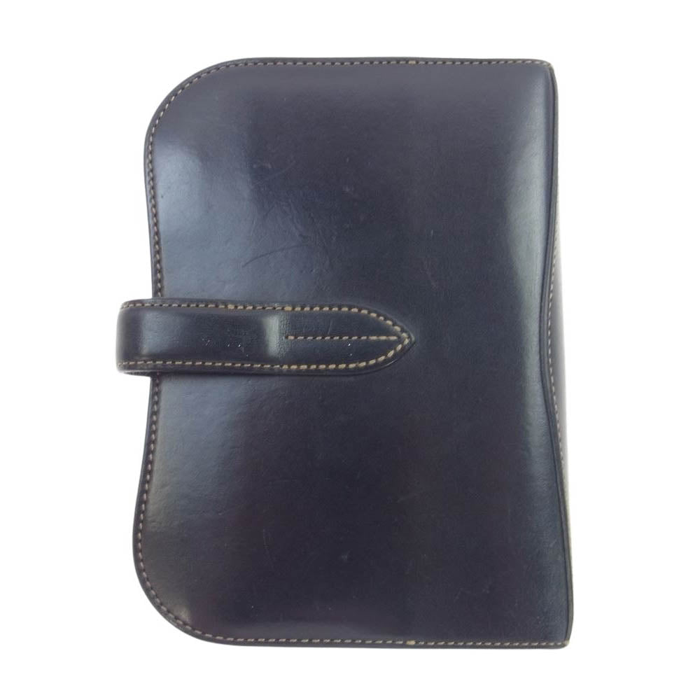 WILDSWANS ワイルドスワンズ SADDLE PULL UP Bible サドルアップ バイブル システム バインダー 手帳 ブラック系【中古】