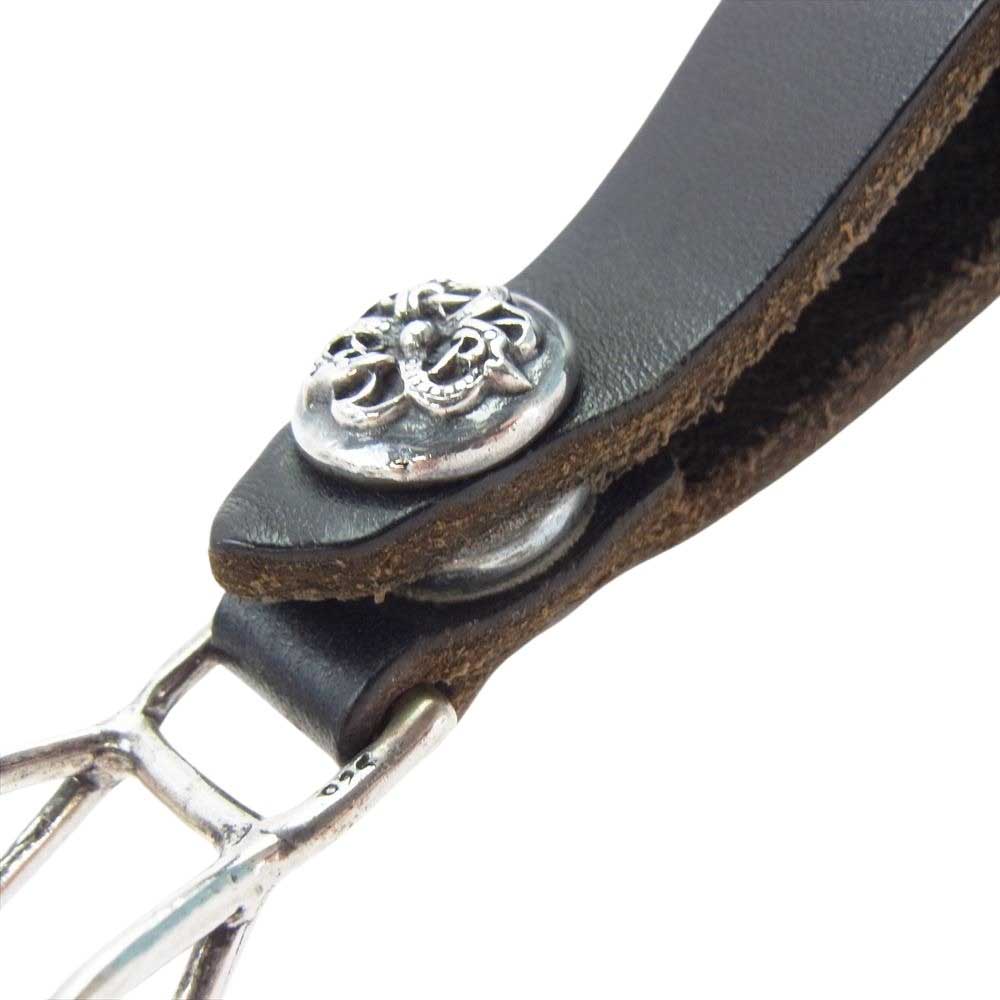 CHROME HEARTS クロムハーツ（原本無） BELT LOOP ケルティック ボタン ベルト ループ ブラック系【中古】