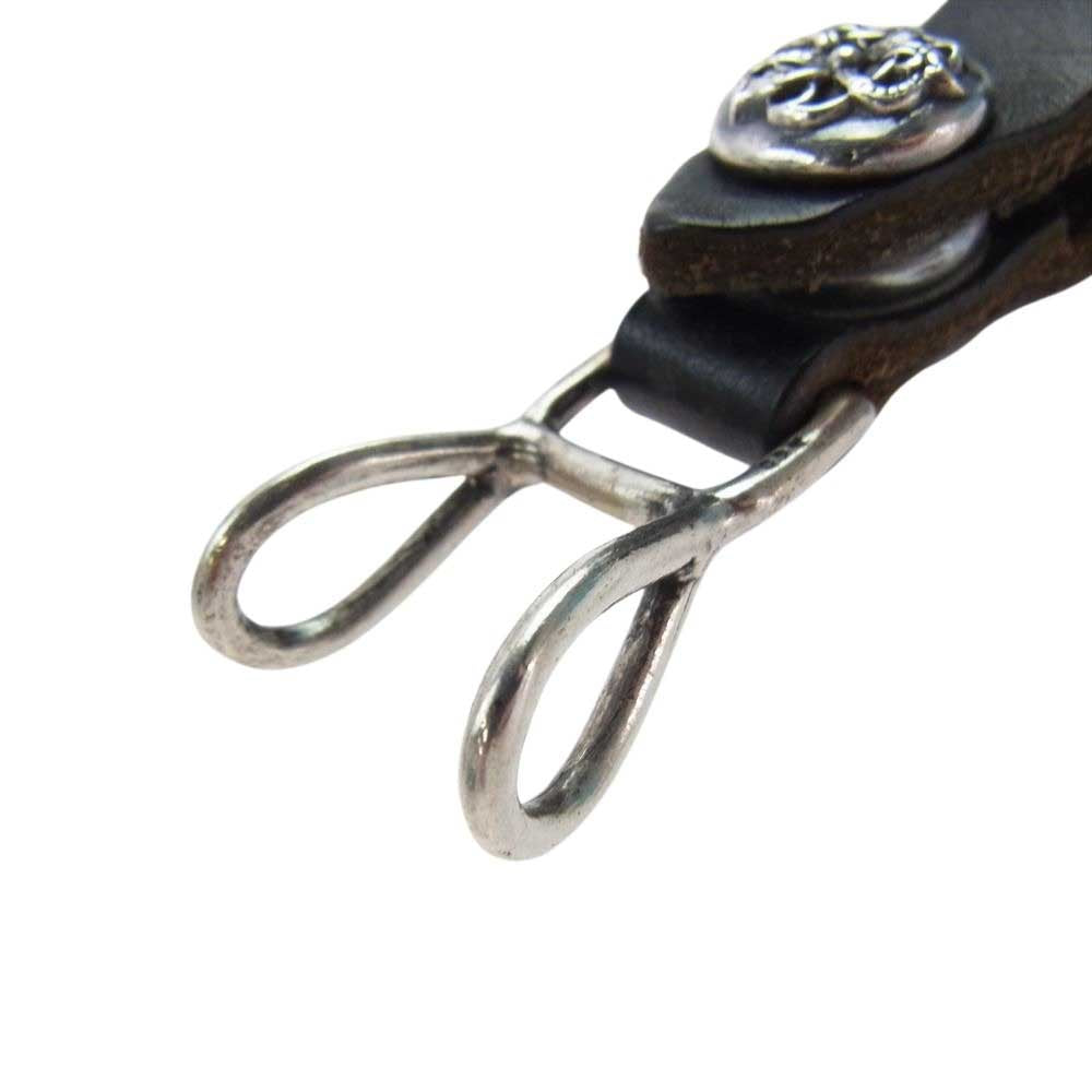 CHROME HEARTS クロムハーツ（原本無） BELT LOOP ケルティック ボタン ベルト ループ ブラック系【中古】