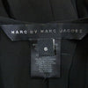 MARC BY MARC JACOBS マークバイマークジェイコブス シルク100％ シースルー シルクシフォン シアー ワンピース ブラック系 6【中古】