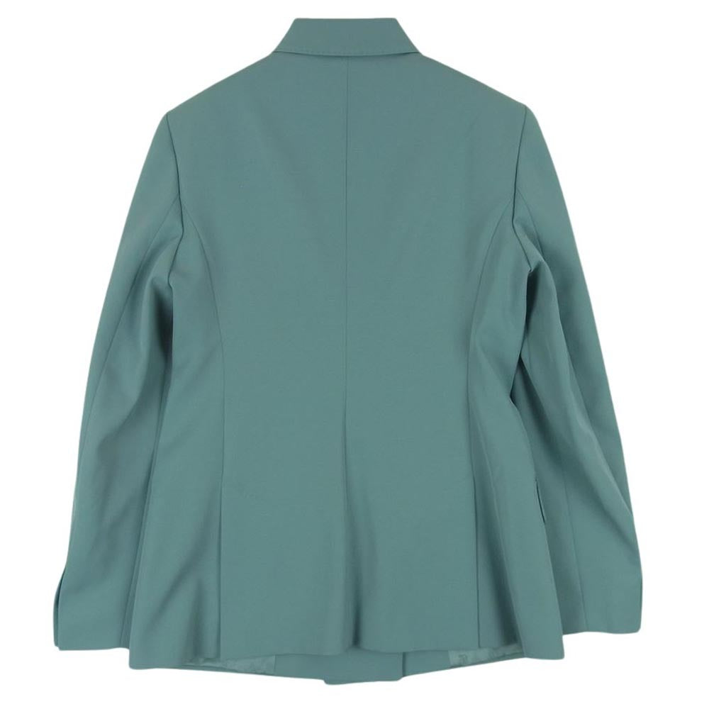 MAX MARA マックスマーラ 104106116 イタリア製 ダブルブレスト 6B テーラード ジャケット ライトブルー系 グレイッシュライトブルー系 38【中古】