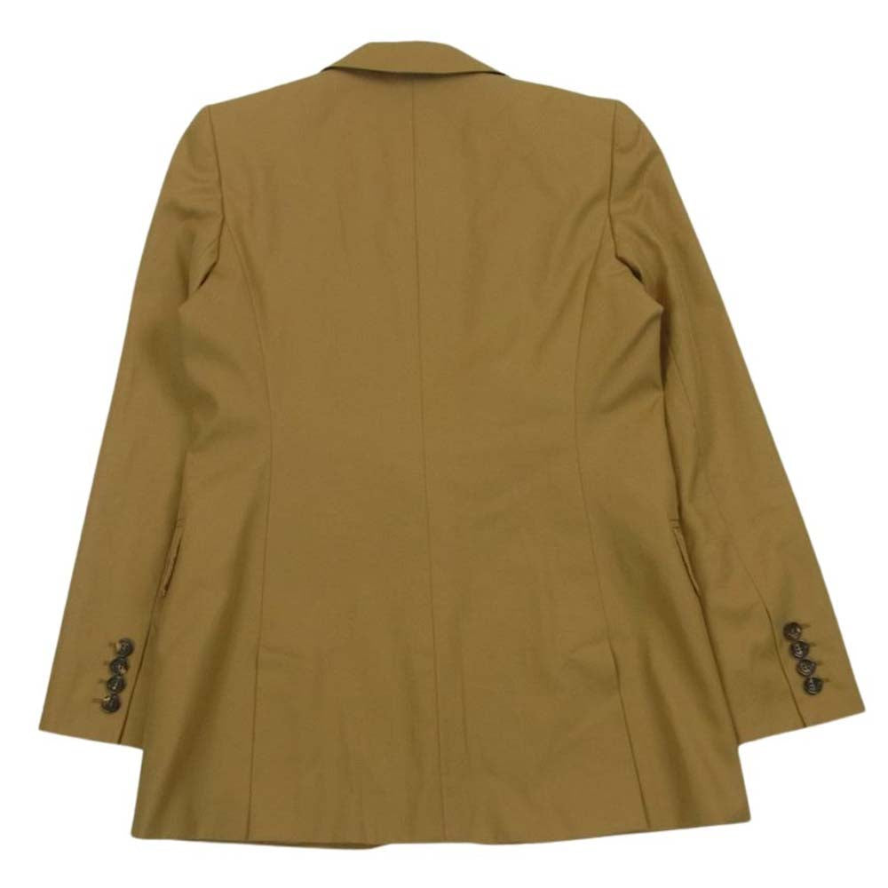 MAX MARA マックスマーラ 104133086 SFILATA イタリア製 裏地ロゴ総柄 2B テーラード ジャケット ブラウン系 36【中古】