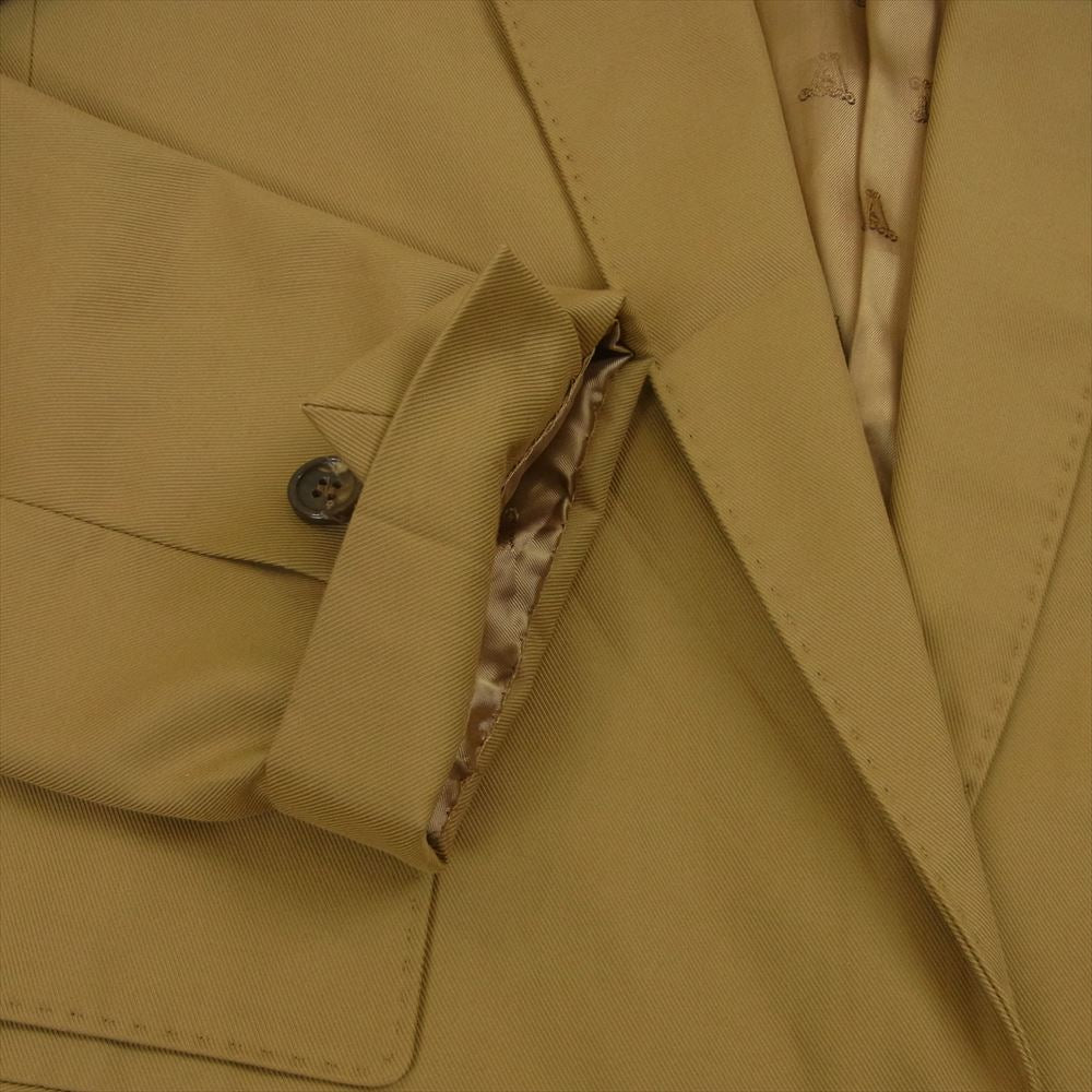 MAX MARA マックスマーラ 104133086 SFILATA イタリア製 裏地ロゴ総柄 2B テーラード ジャケット ブラウン系 36【中古】