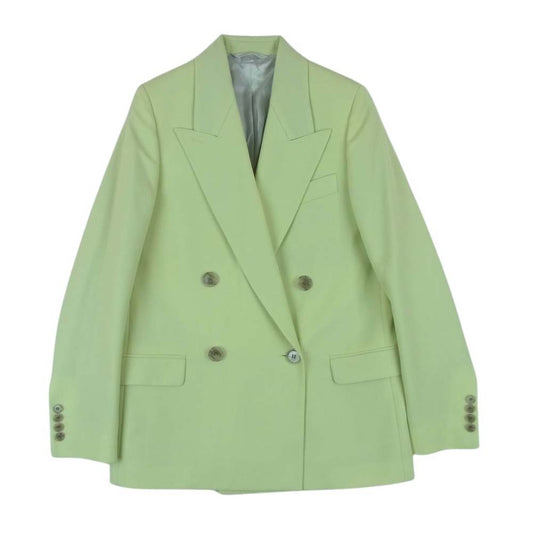 ACNE STUDIOS アクネストゥディオズ 国内正規品 FN-WN-SUIT000222 ダブルブレスト テーラード ジャケット イエロー系 LIGHT YELLOW 34【中古】