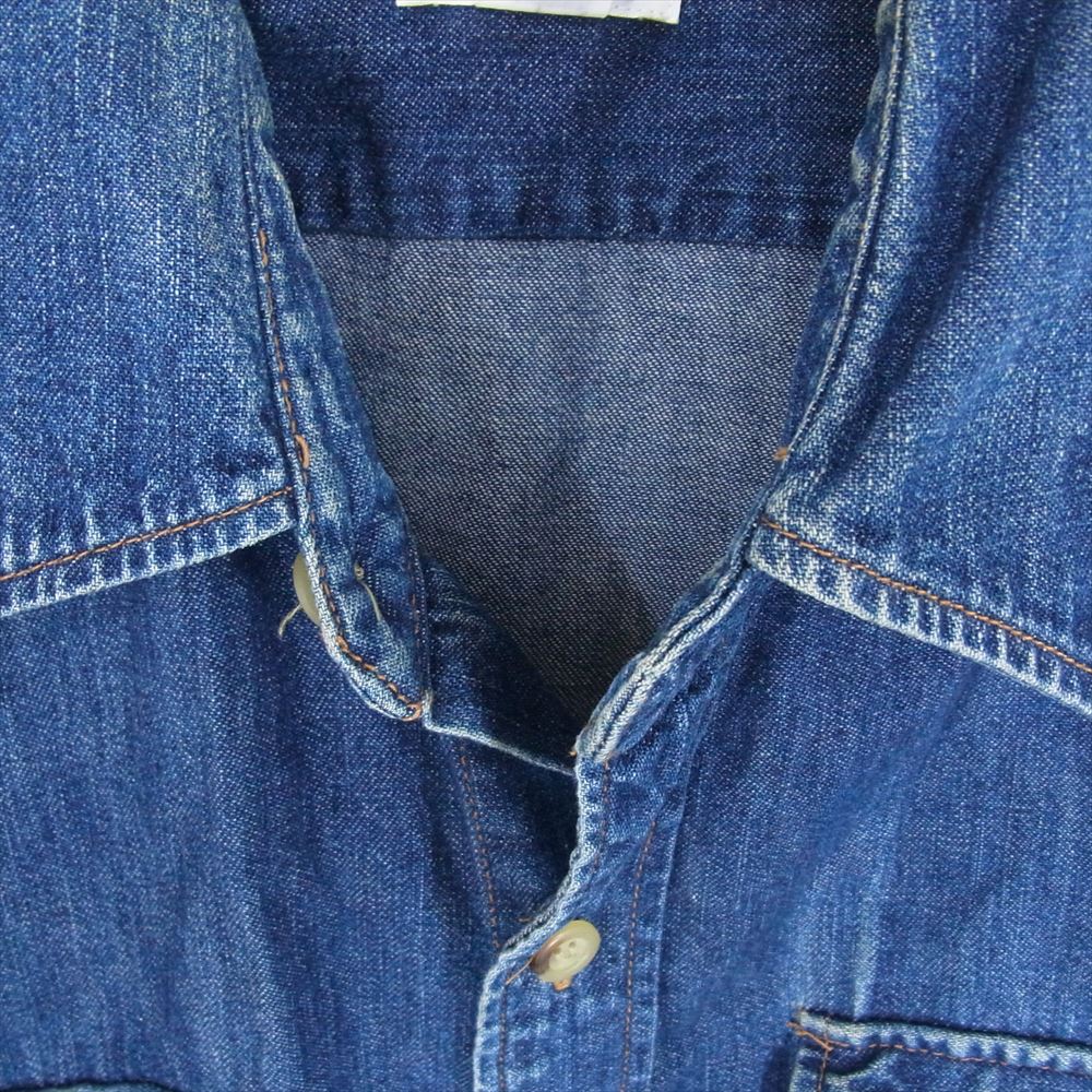 Levi's リーバイス 60613-51 ORANGE TAB 長袖 デニムシャツ インディゴブルー系 M【中古】
