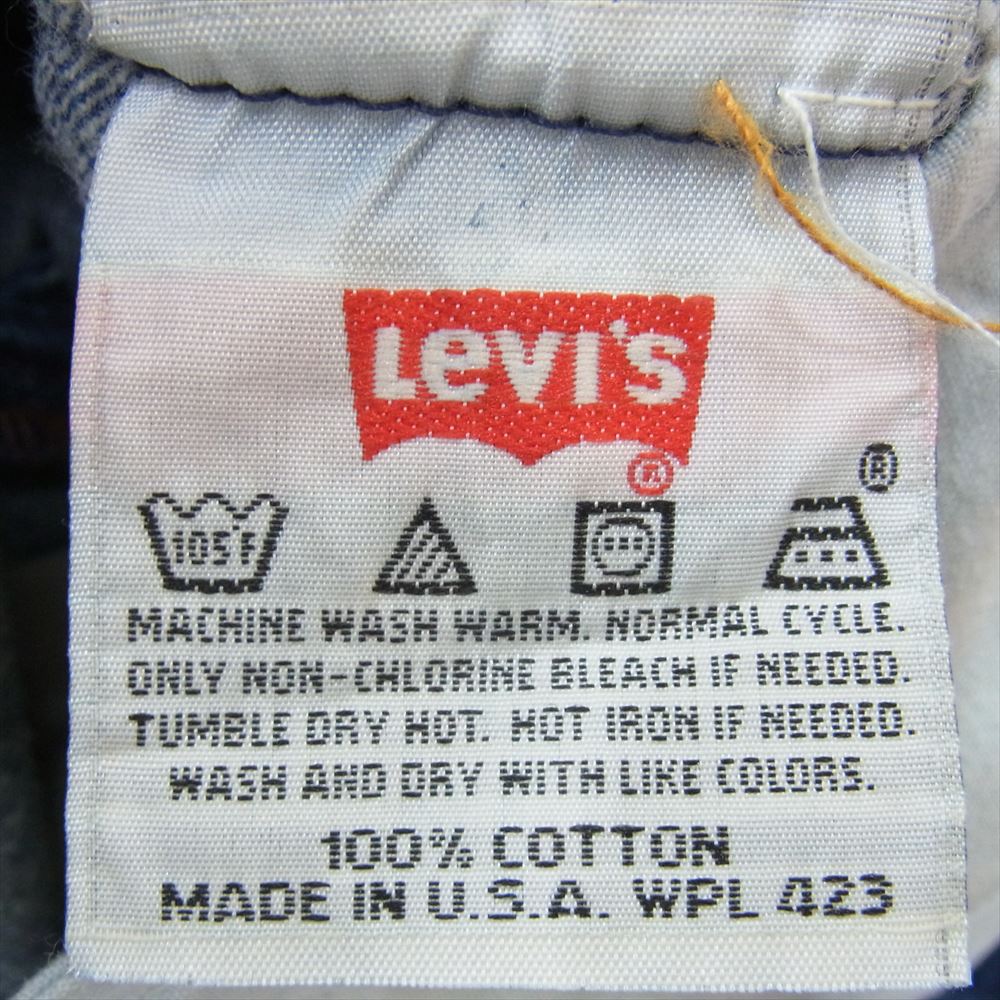 Levi's リーバイス 501-0115 USA製 501 ONE WASH ワンウォッシュ ボタンフライ ストレート デニム パンツ インディゴブルー系 31【中古】