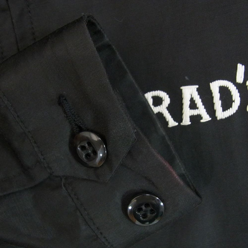 RADIALL ラディアル RAD-11SS-JK006 死神 刺繍 スーベニア ジャケット ジップアップ ブルゾン ブラック系 S【中古】