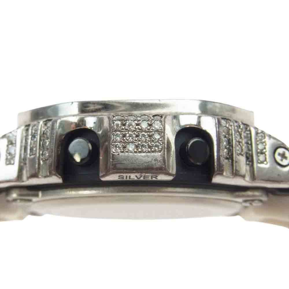 G-SHOCK ジーショック GWX-5600C カスタム デジタル 電波ソーラー 腕時計 ウォッチ ホワイト系 シルバー系【中古】