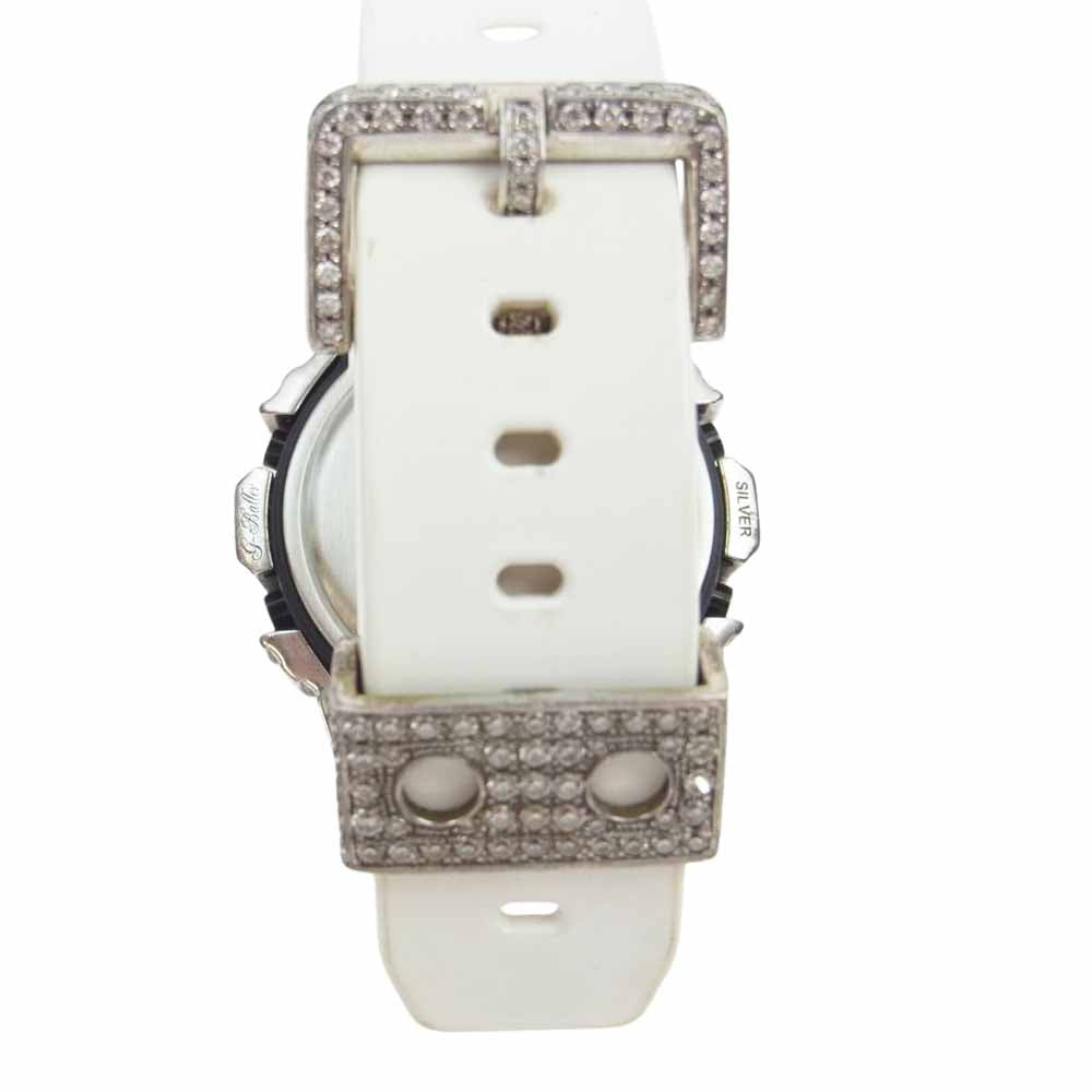 G-SHOCK ジーショック GWX-5600C カスタム デジタル 電波ソーラー 腕時計 ウォッチ ホワイト系 シルバー系【中古】