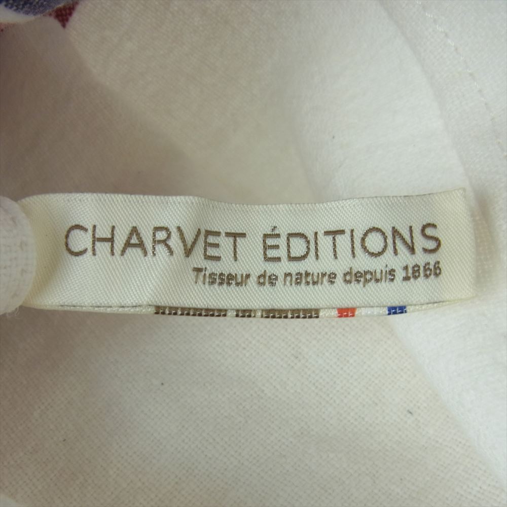 Longchamp ロンシャン CHARVET EDITIONS シャルベ エディション 2WAY トート ショルダー バッグ オフホワイト系【中古】