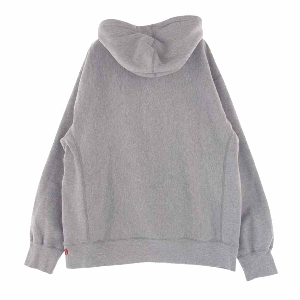Supreme シュプリーム 20AW Cross Box Logo Hooded Sweatshirt クロス ボックスロゴ フーデッド スウェットシャツ パーカー 裏起毛 フーディー プルオーバー グレー系 M【中古】
