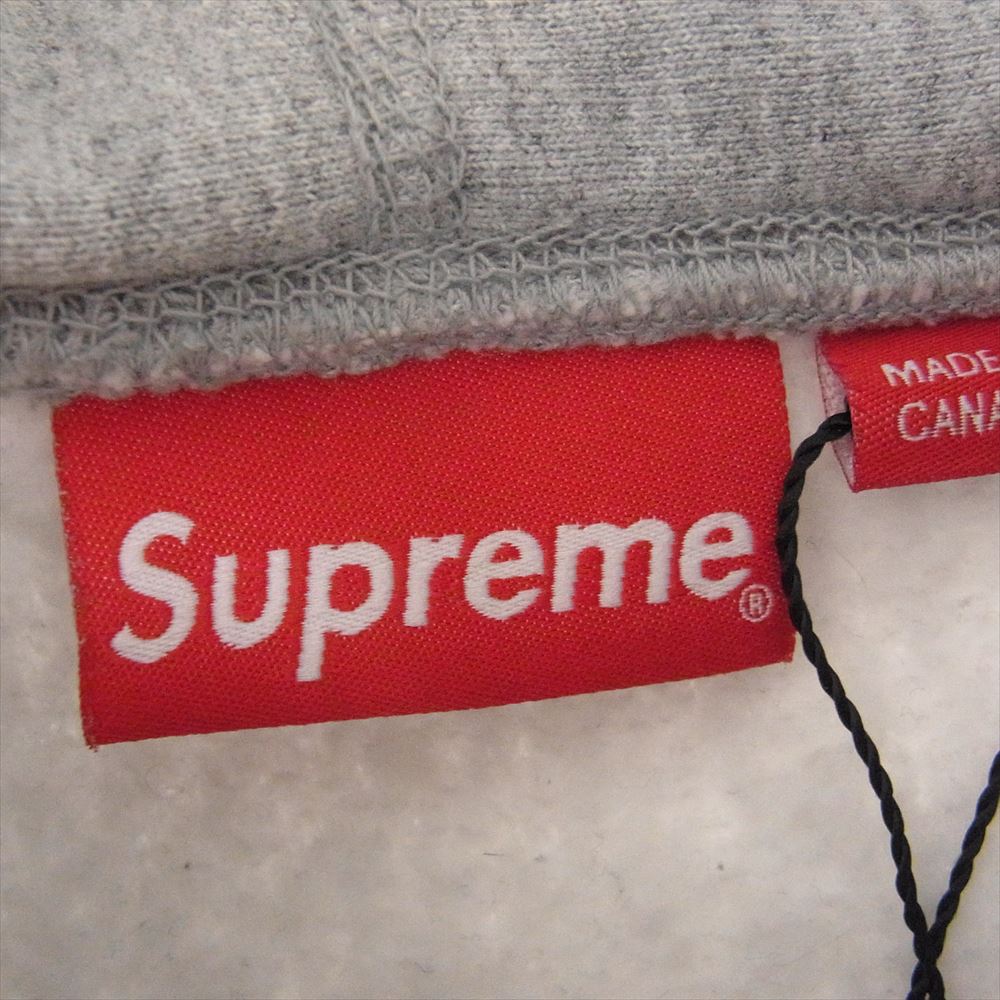 Supreme シュプリーム 20AW Cross Box Logo Hooded Sweatshirt クロス ボックスロゴ フーデッド スウェットシャツ パーカー 裏起毛 フーディー プルオーバー グレー系 M【中古】