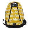 Supreme シュプリーム 15AW × The North Face Base Camp Crimp Backpack ザ ノース フェイス バイ エニー ミーンズ ベース キャンプ バックパック イエロー系【中古】