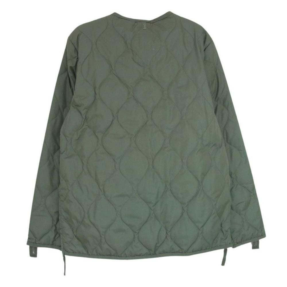 タイオン TAION-101ZML-1 VNECK ZIP JACKETS ミリタリー  Vネック ジップ ジャケット カーキ系 XL【中古】
