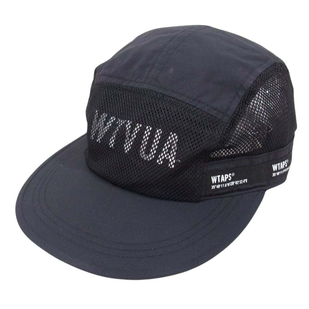WTAPS ダブルタップス 22SS 221HCDT-HT10 NYLON TUSSAH ナイロン タッサー キャップ 帽子 ブラック系 X00【中古】