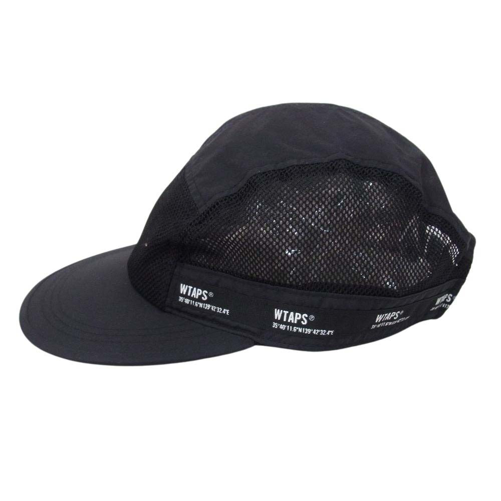 WTAPS ダブルタップス 22SS 221HCDT-HT10 NYLON TUSSAH ナイロン タッサー キャップ 帽子 ブラック系 X00【中古】