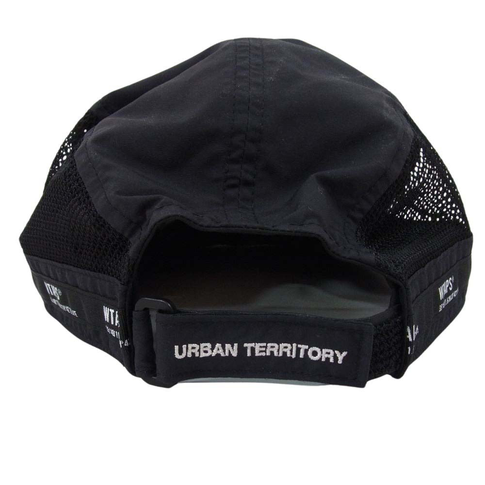 WTAPS ダブルタップス 22SS 221HCDT-HT10 NYLON TUSSAH ナイロン タッサー キャップ 帽子 ブラック系 X00【中古】