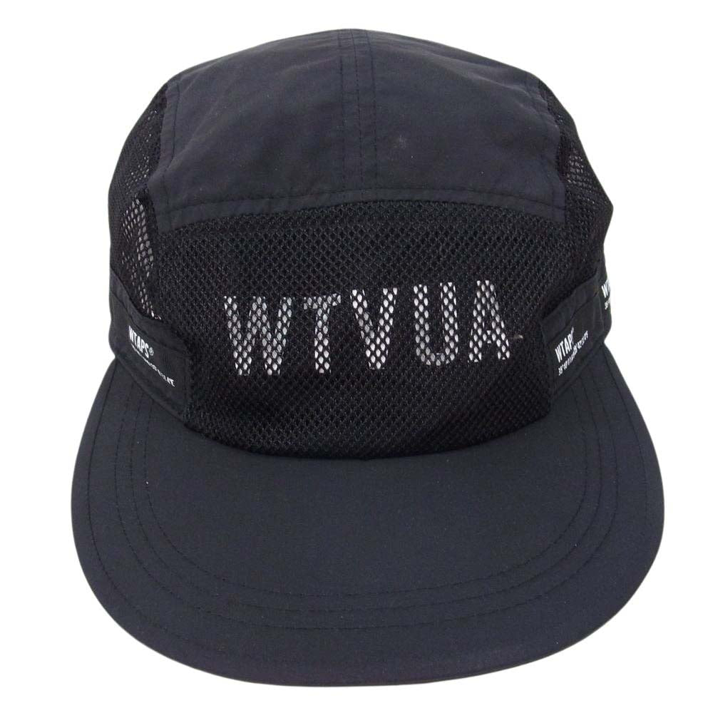 WTAPS ダブルタップス 22SS 221HCDT-HT10 NYLON TUSSAH ナイロン タッサー キャップ 帽子 ブラック系 X00【中古】
