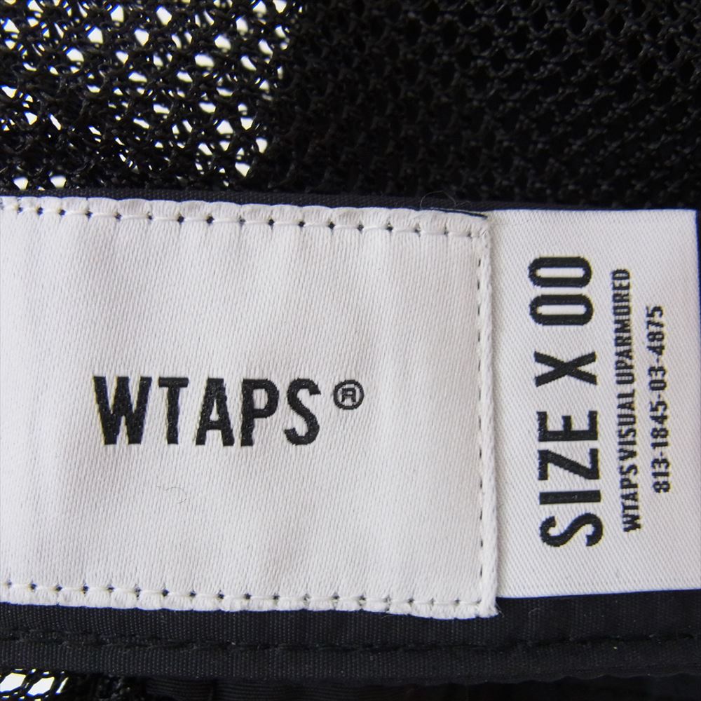 WTAPS ダブルタップス 22SS 221HCDT-HT10 NYLON TUSSAH ナイロン タッサー キャップ 帽子 ブラック系 X00【中古】