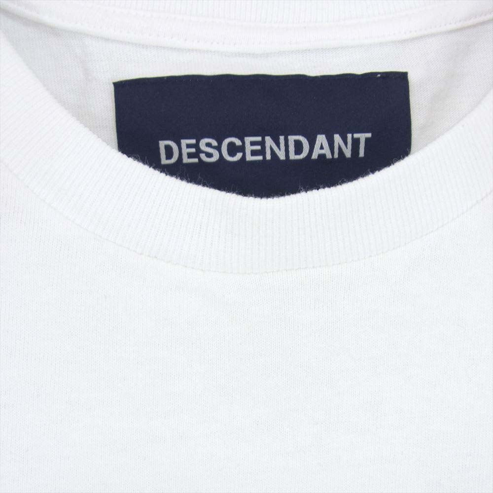 DESCENDANT ディセンダント SPUR LS シュプール ゲレンデ プリント 長袖 Ｔシャツ ホワイト系 3【中古】