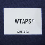 WTAPS ダブルタップス 21SS 211ATDT-CSM15 BANNER SS TEE バナー ショート スリーブ 半袖 Tシャツ ネイビー系 X03【中古】