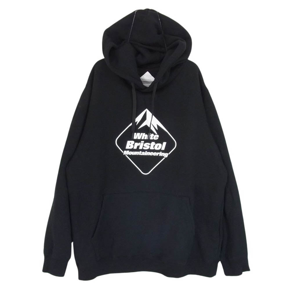 F.C.R.B. エフシーアールビー 22AW WM2273529 × WHITE MOUNTAINEERING ホワイトマウンテニアリング プリント プルオーバー パーカー ブラック系 3【中古】