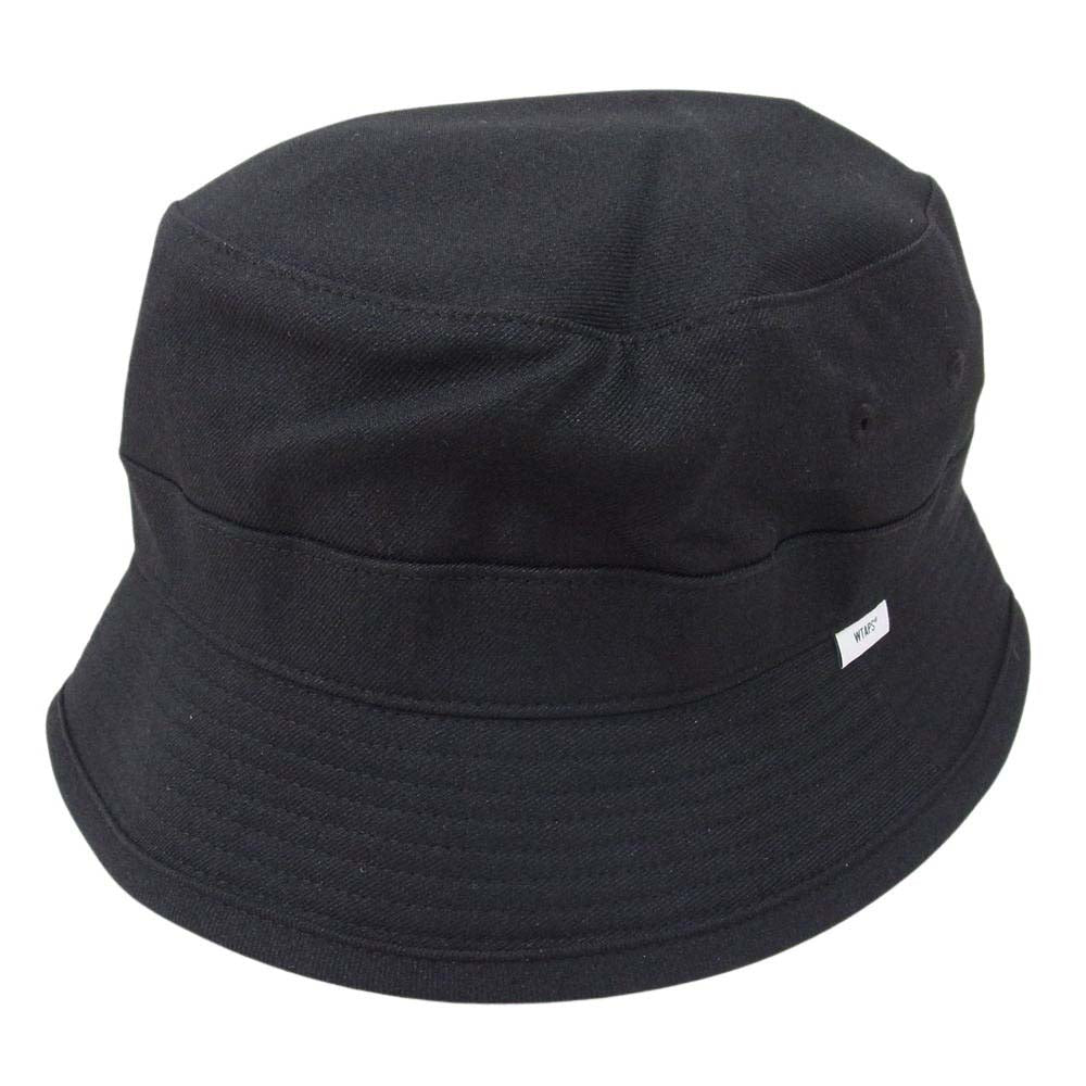 WTAPS ダブルタップス 23SS 231HCDT-HT02 HAT POLY TWILL WUT URBAN TERRITORY HAT ポリ ツイル バケット ハット ブラック系 X03【美品】【中古】