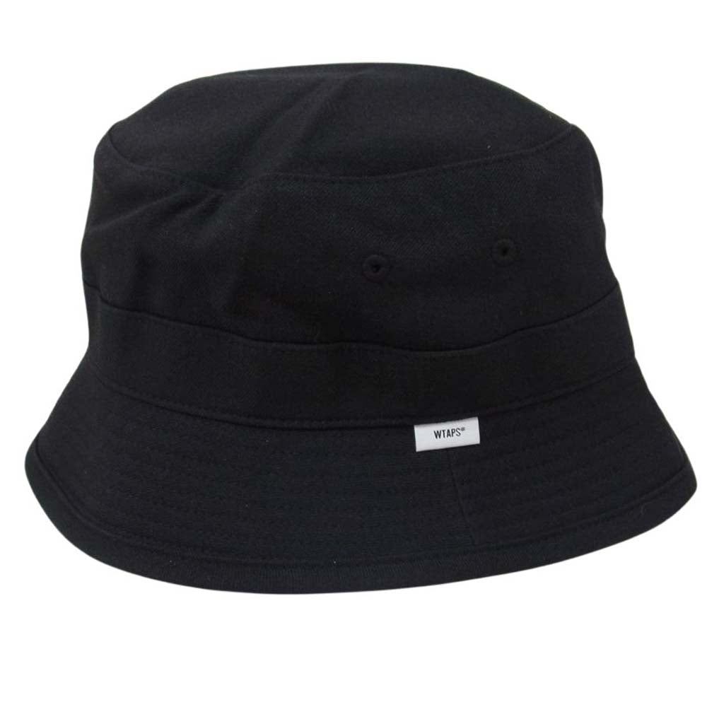 WTAPS ダブルタップス 23SS 231HCDT-HT02 HAT POLY TWILL WUT URBAN TERRITORY HAT ポリ ツイル バケット ハット ブラック系 X03【美品】【中古】
