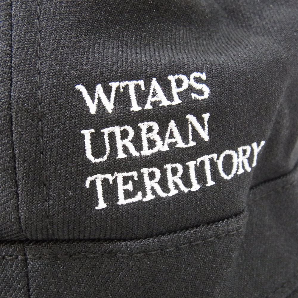 WTAPS ダブルタップス 23SS 231HCDT-HT02 HAT POLY TWILL WUT URBAN TERRITORY HAT ポリ ツイル バケット ハット ブラック系 X03【美品】【中古】