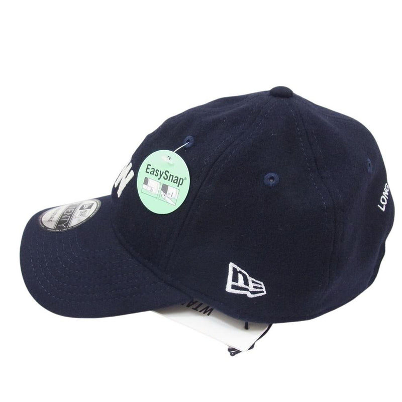 WTAPS ダブルタップス 23AW 232NENED-HT01 NEWERA LLW 9TWENTY ニューエラ フランネル 9トゥエンティ キャップ 帽子 ネイビー系 X00【美品】【中古】