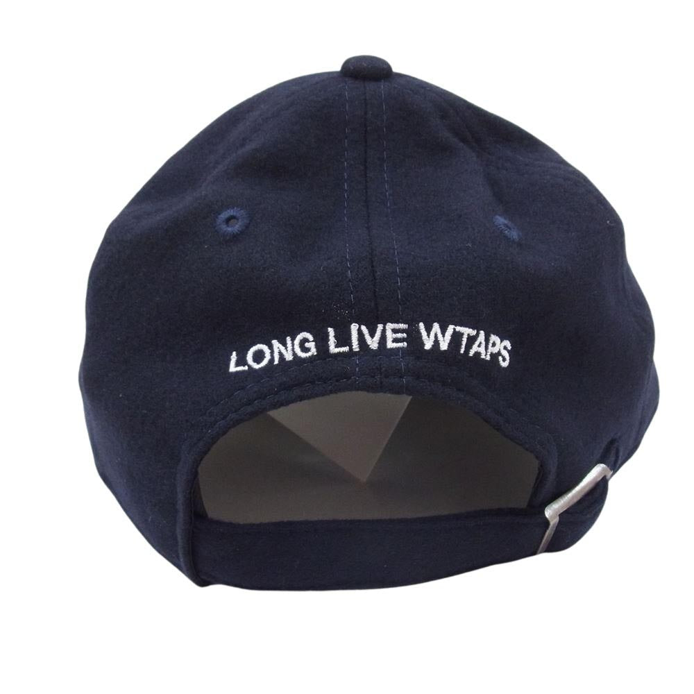 WTAPS ダブルタップス 23AW 232NENED-HT01 NEWERA LLW 9TWENTY ニューエラ フランネル 9トゥエンティ キャップ 帽子 ネイビー系 X00【美品】【中古】
