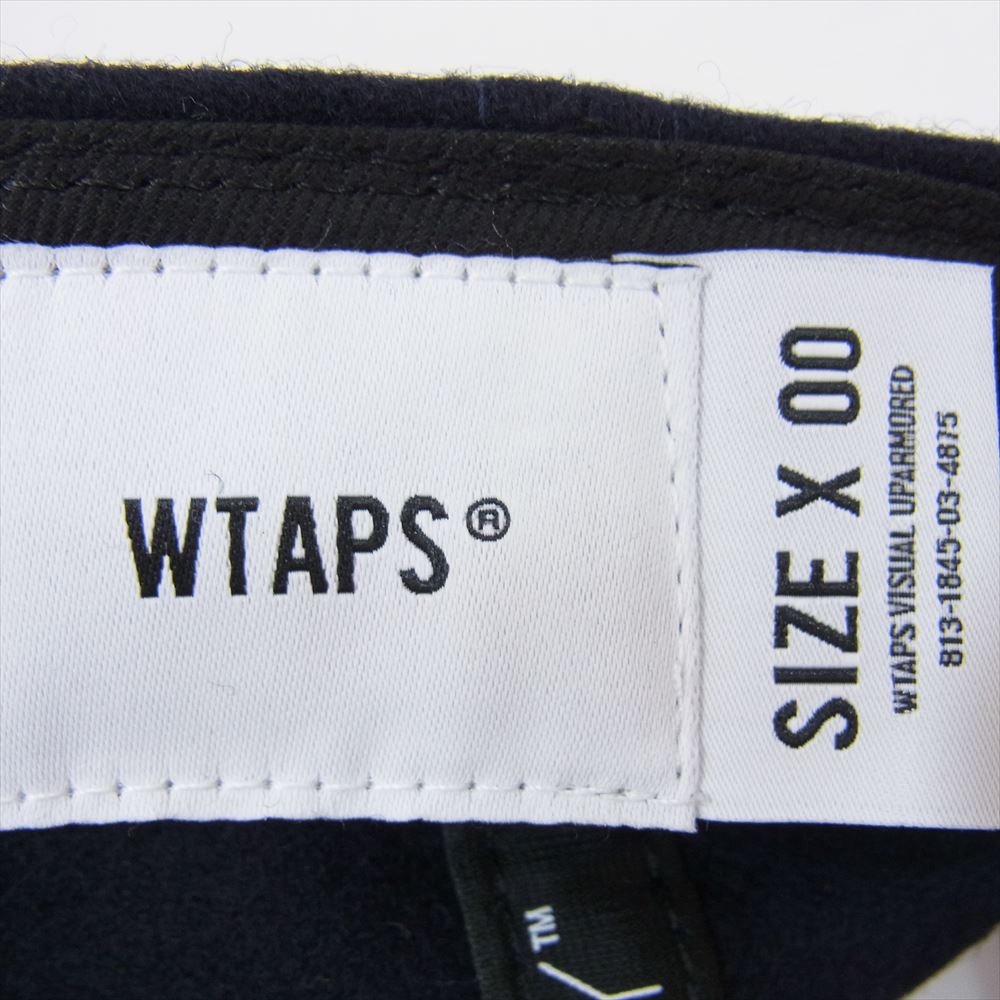 WTAPS ダブルタップス 23AW 232NENED-HT01 NEWERA LLW 9TWENTY ニューエラ フランネル 9トゥエンティ キャップ 帽子 ネイビー系 X00【美品】【中古】