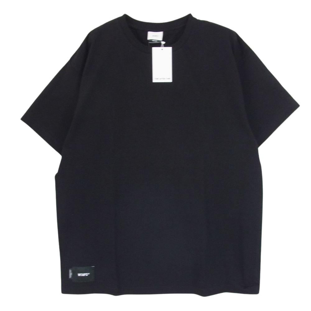 WTAPS ダブルタップス 23SS 231ATDT-STM08S LABEL レーベル バックプリント 半袖 Tシャツ ブラック系 X02【新古品】【未使用】【中古】