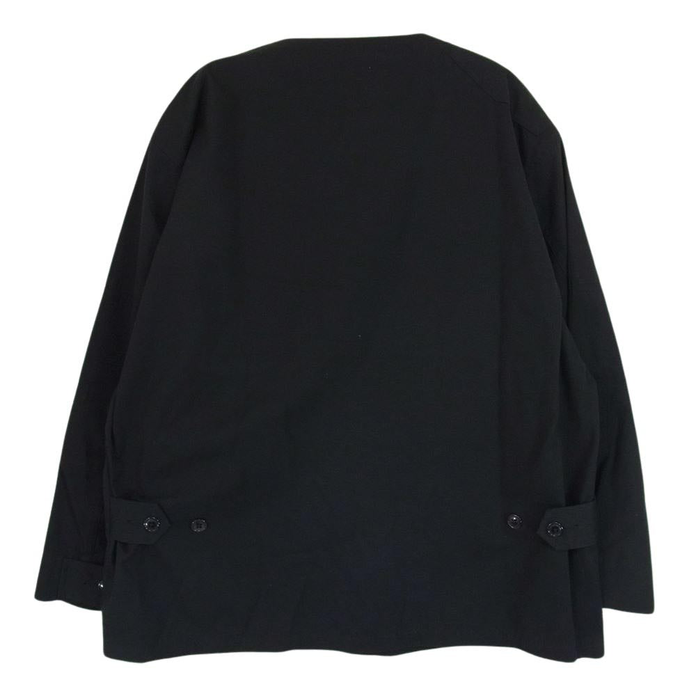 WTAPS ダブルタップス 20AW 202WVDT-SHM02 SCOUT LS COTTON WEATHER スカウト コットン ウェザー ノーカラー ジャケット ブラック系 X 02【中古】