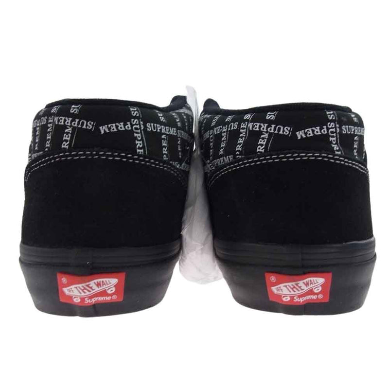 Supreme シュプリーム 20AW × Vans Half Cab Pro 92 Croc バンズ ハーフキャブ プロ 92 クロック スニーカー ブラック系 28.5cm【極上美品】【中古】