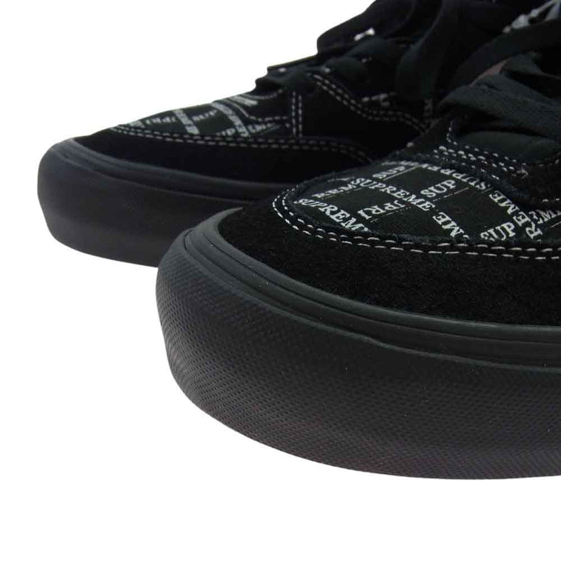 Supreme シュプリーム 20AW × Vans Half Cab Pro 92 Croc バンズ ハーフキャブ プロ 92 クロック スニーカー ブラック系 28.5cm【極上美品】【中古】