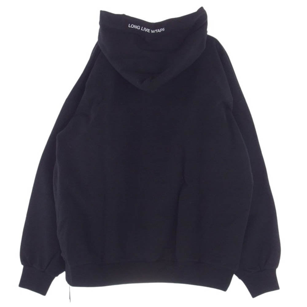 WTAPS ダブルタップス 22AW 222ATDT-HPM04S LLW HOODY フーディー プルオーバー パーカー ブラック系 X 03【美品】【中古】