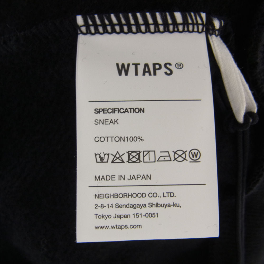 WTAPS ダブルタップス 22AW 222ATDT-HPM04S LLW HOODY フーディー プルオーバー パーカー ブラック系 X 03【美品】【中古】