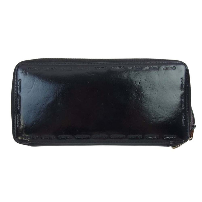 VISVIM ビズビム LEATHER LONG WALLET レザー ロング ウォレット 財布 ブラック系【中古】