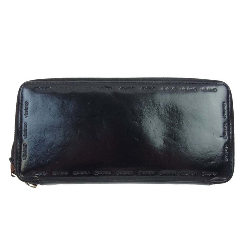 VISVIM ビズビム LEATHER LONG WALLET レザー ロング ウォレット 財布 ブラック系【中古】