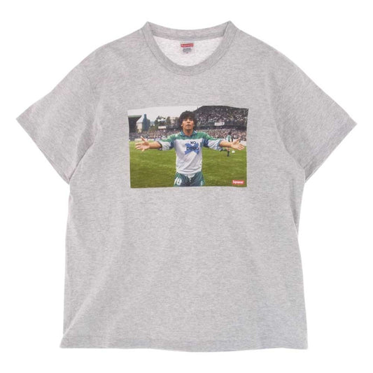 Supreme シュプリーム 24SS Maradona Tee マラドーナ プイント 半袖 Tシャツ グレー系 M【新古品】【未使用】【中古】
