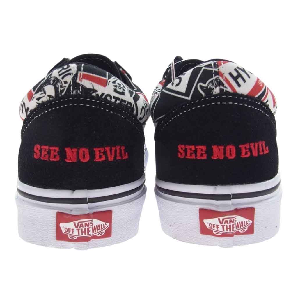 HYSTERIC GLAMOUR ヒステリックグラマー  670925-0001 × VANS バンズ OLD SKOOL オールドスクール スニーカー マルチカラー系 27.5cm【極上美品】【中古】