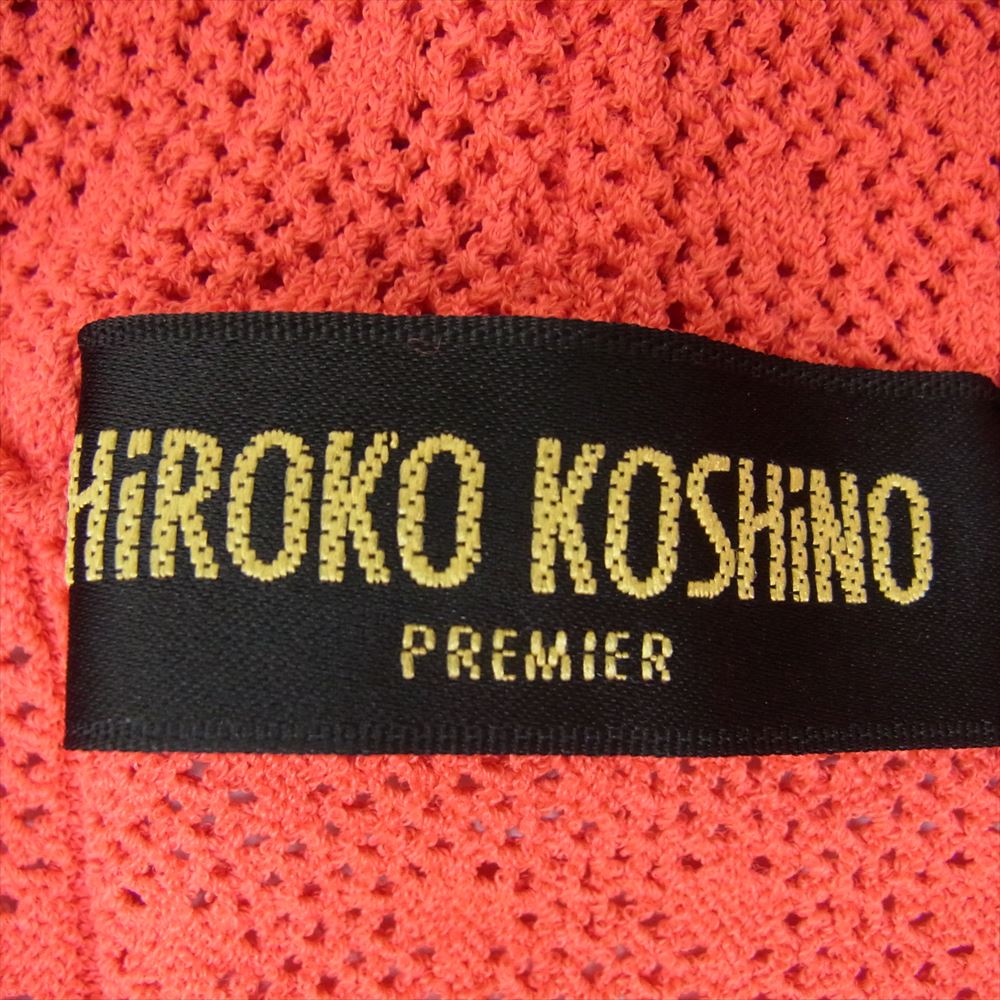 HIROKO KOSHINO ヒロコ・コシノ フリンジ カーディガン レッド系 40【中古】