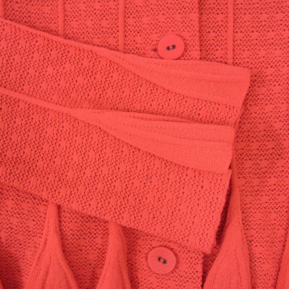 HIROKO KOSHINO ヒロコ・コシノ フリンジ カーディガン レッド系 40【中古】