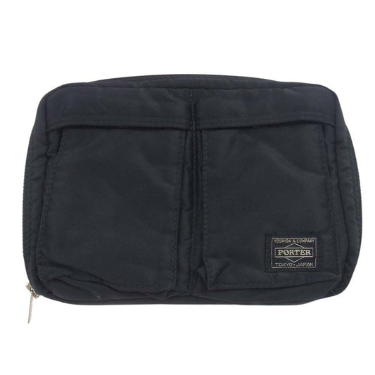 PORTER ポーター タンカー 手帳 カバー ブラック系【中古】