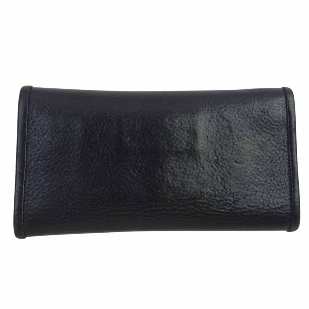 BILL WALL LEATHER ビルウォールレザー ラージカレンシー ロングウォレット 長財布 ブラック系【中古】