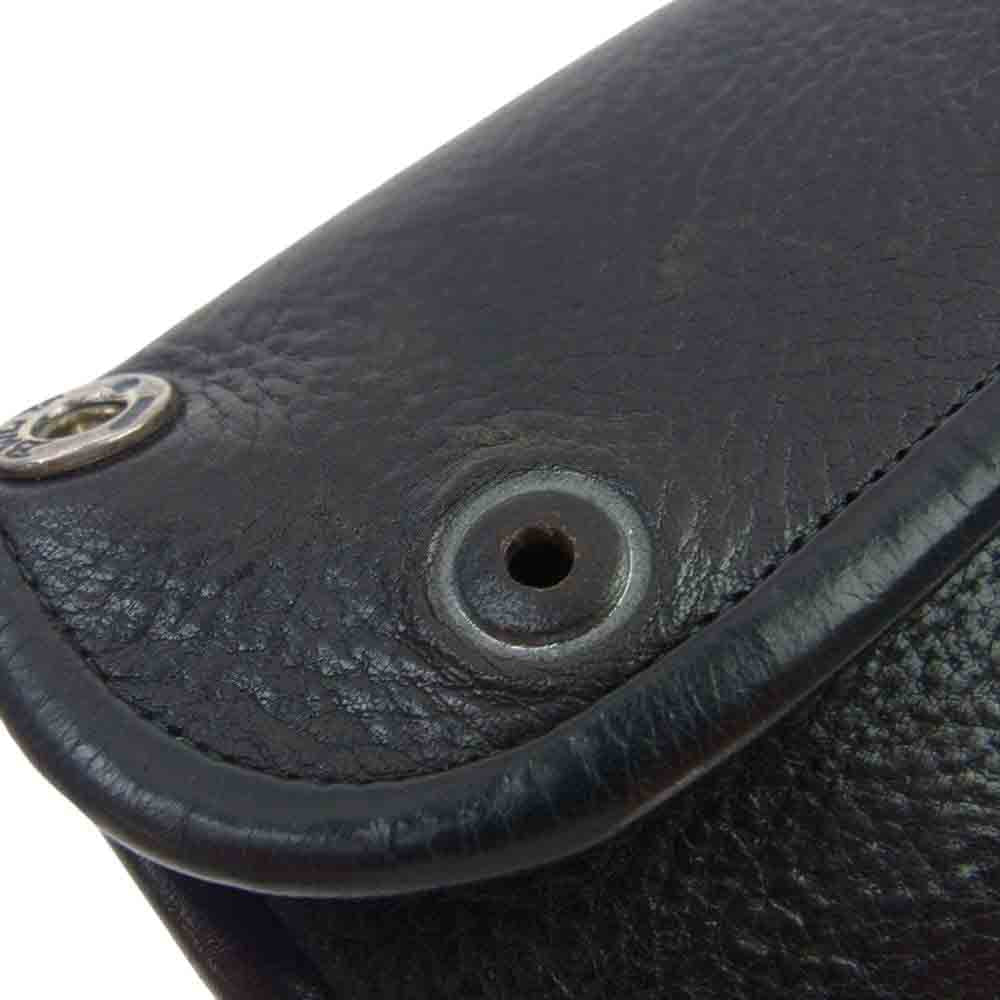 BILL WALL LEATHER ビルウォールレザー ラージカレンシー ロングウォレット 長財布 ブラック系【中古】