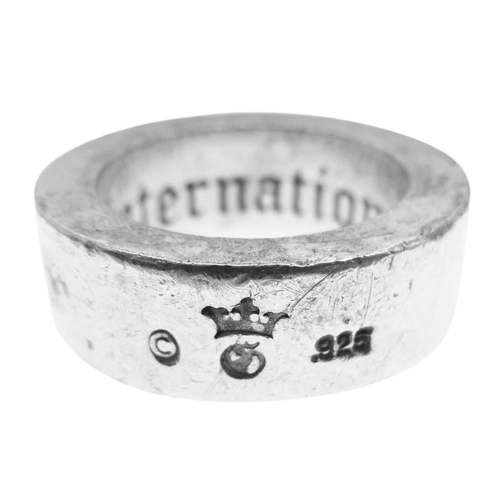 GABOR ガボール Gaboratory International ガボラトリーインターナショナル ナロー シガーバンド リング シルバー系 17号【中古】