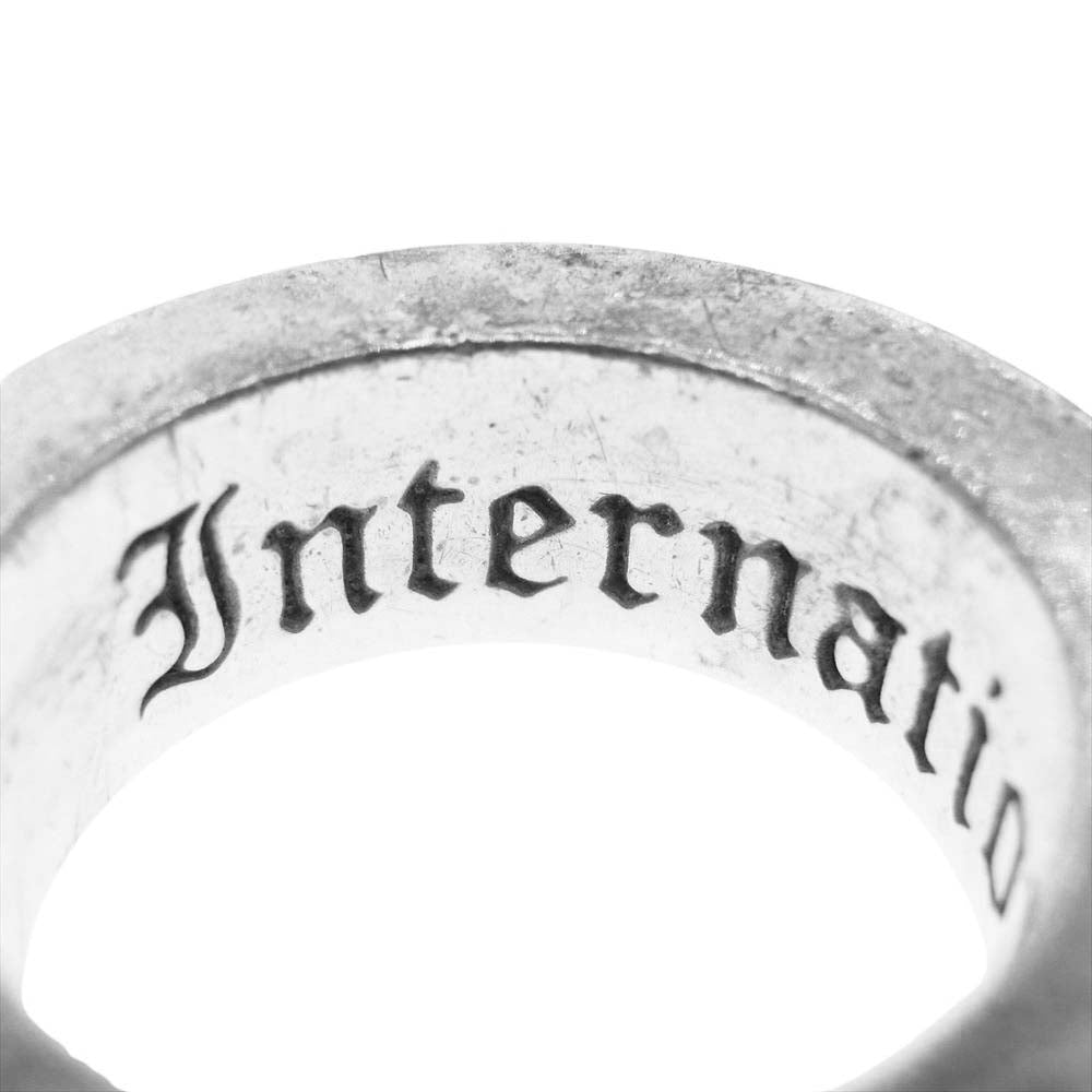 GABOR ガボール Gaboratory International ガボラトリーインターナショナル ナロー シガーバンド リング シルバー系 17号【中古】