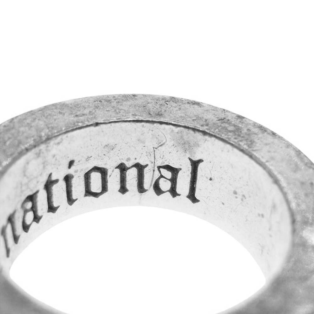 GABOR ガボール Gaboratory International ガボラトリーインターナショナル ナロー シガーバンド リング シルバー系 17号【中古】